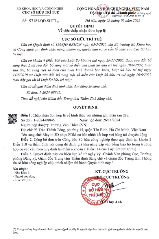 ĐƠN ĐĂNG KÍ SÁNG CHẾ