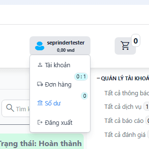 Bước 8: Xem số dư
